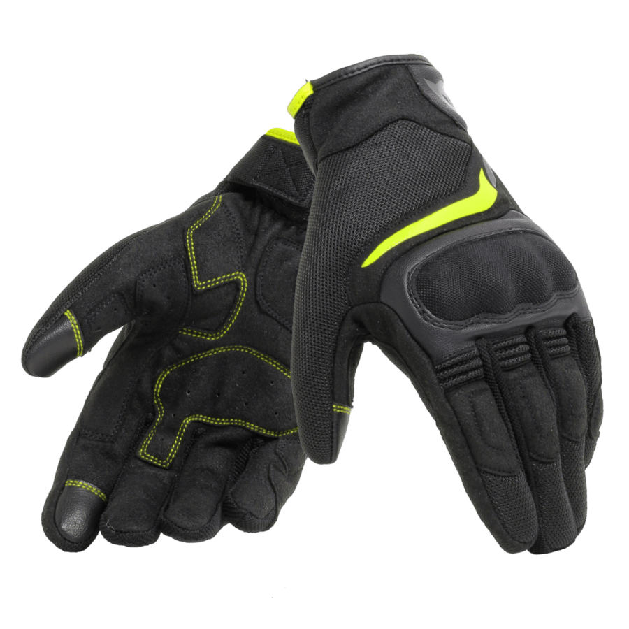 RĘKAWICE DAINESE AIR MASTER black/fluo-yellow