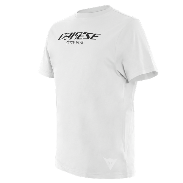 T-Shirt Dainese Paddock Long White/Black-0