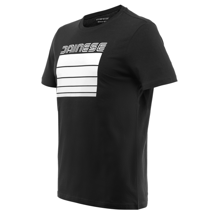 T-Shirt Dainese Stripes Black/White-0